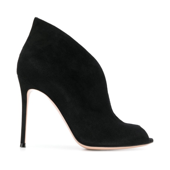 GIANVITO ROSSI Vamp 105mm Black Suede Ankle Boots (size 40) - Picture 3 of 9